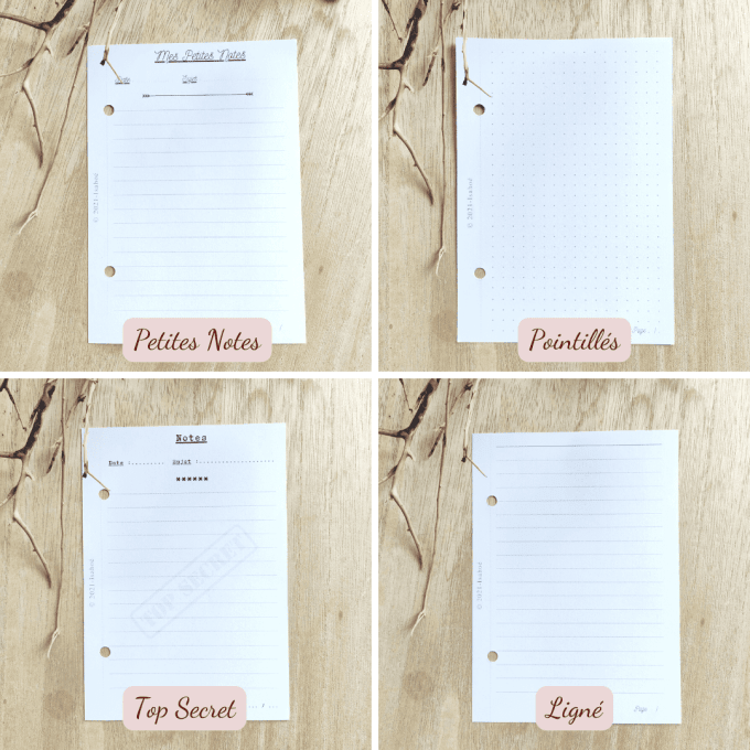 Carnet de notes / Agenda rechargeable - Jean revalorisé - Broderie Sashiko Fait Main 